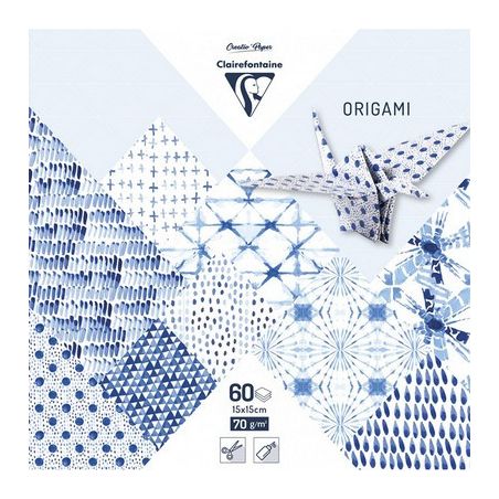 ORIGAMI 60 FEUILLES - SHIBORI