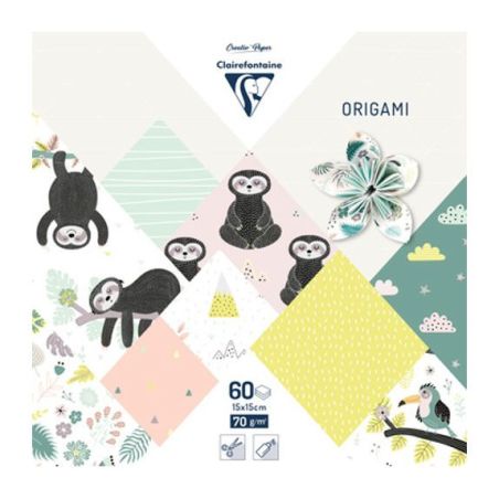 ORIGAMI 60 FEUILLES - PARESSEUX