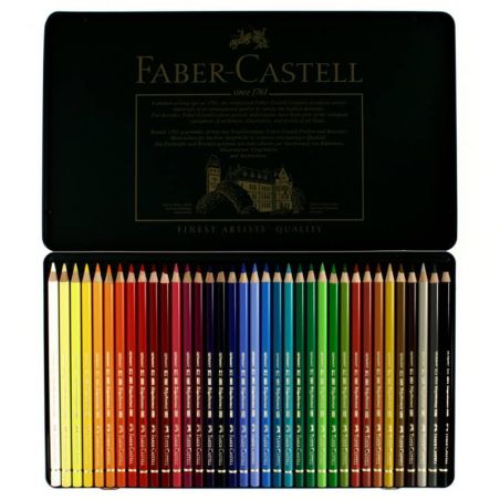 BOITE METAL POLYCHROMOS X36 FABER CASTELL