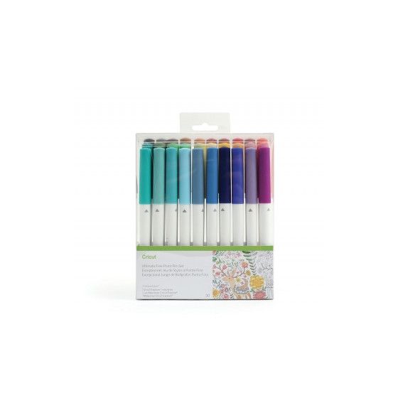 CRICUT EXPLORE/MAKER - 30 STYLOS PREMIUM POINTE FINE MULTICOLOR 