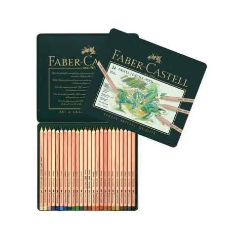 BOITE METAL X24 PASTEL PITT FABER CASTELL