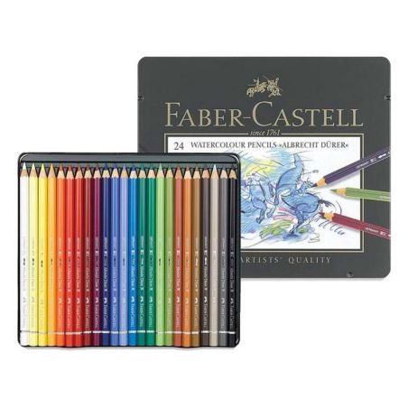 BOITE METAL 24 ALBRETCH DURER FABER CASTELL