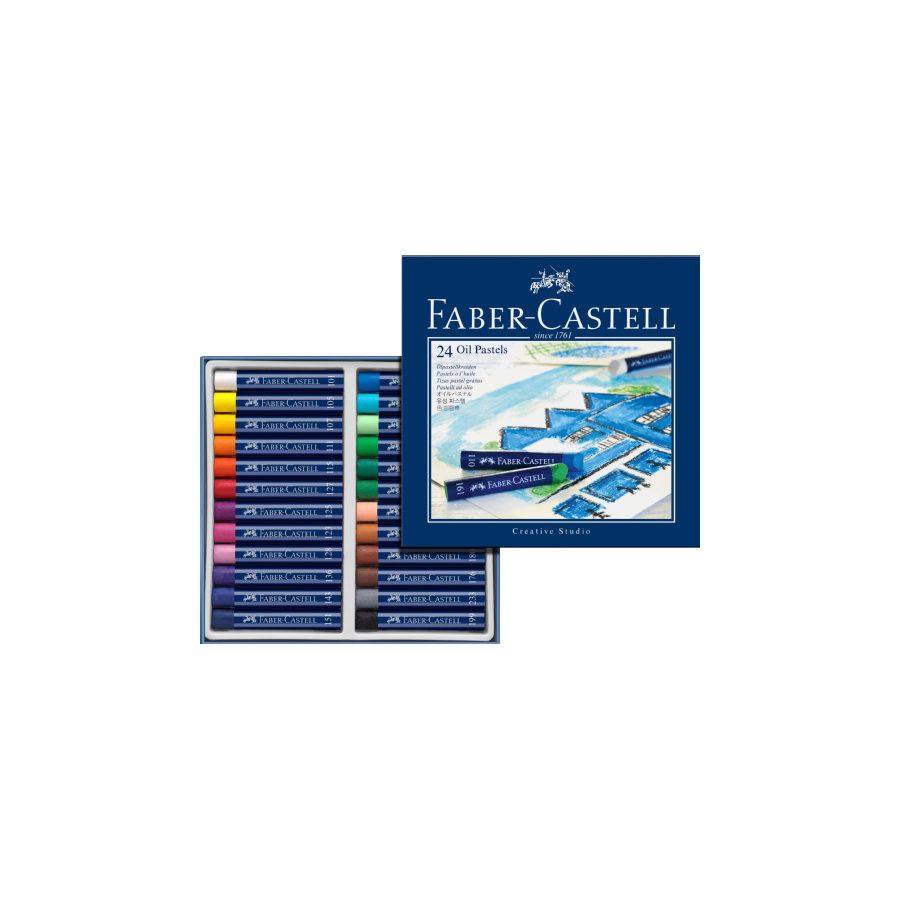 BOITE 24 PASTELS A L'HUILE     