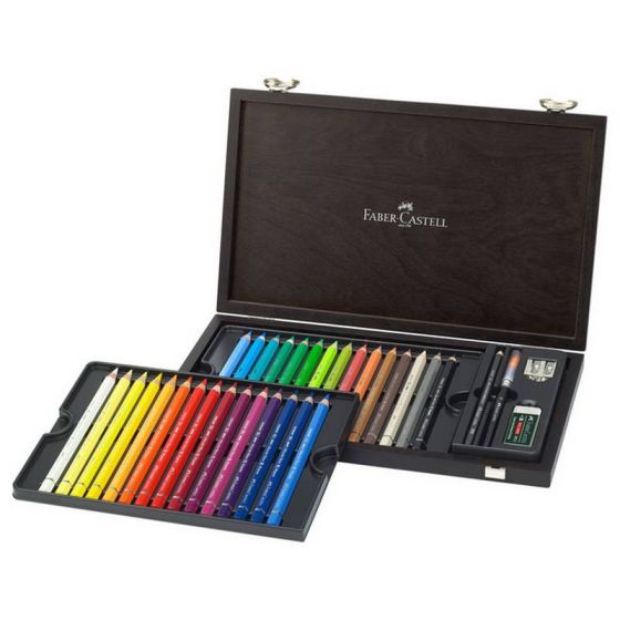 COFFRET BOIS 30 CRAYONS AQUARELLABLES ALBRECHT DURER MAGNUS 