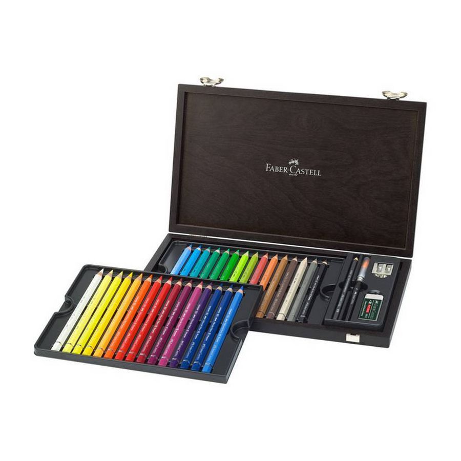 COFFRET BOIS 30 CRAYONS AQUARELLABLES ALBRECHT DURER MAGNUS 