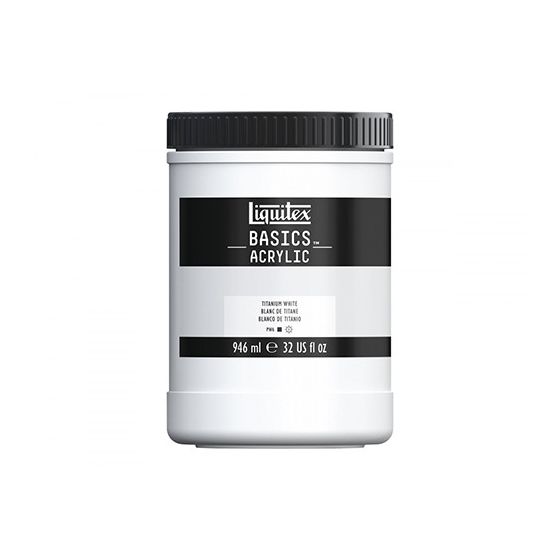 BASICS LIQUITEX 946 ML Couleur:BLANC DE TITANEIM#2860