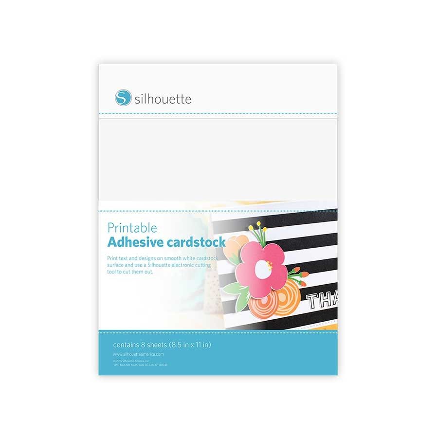 SILHOUETTE CARDSTOCK ADHESIF IMPRIMABLE IM#3072