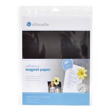 SILHOUETTE FEUILLES MAGNETIQUES ADHESIVES 21.5 X 28 CM