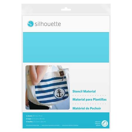 SILHOUETTE FEUILLES ADHESIVES POUR POCHOIR