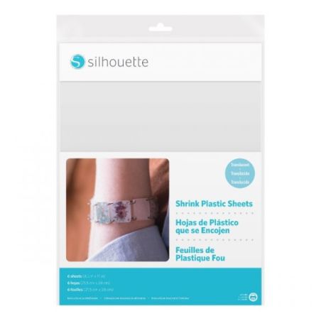 SILHOUETTE KIT PLASTIQUE FOU TRANSPARENT 6 FEUILLES