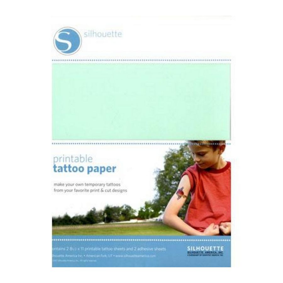 SILHOUETTE PAPIER TATOUAGE TEMPORAIRE IM#3132