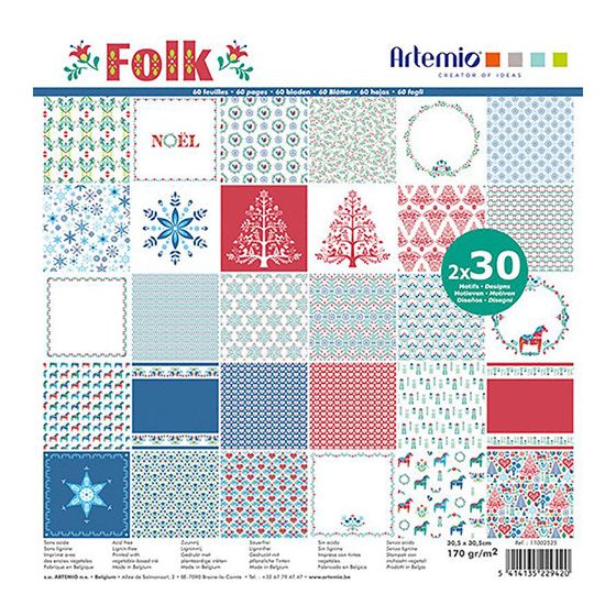 BLOC 60 FEUILLES 170G - FOLK IM#3205