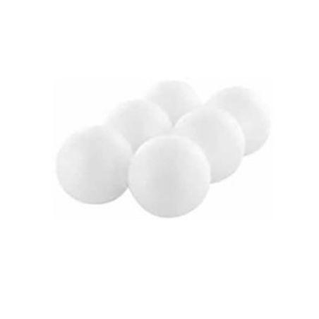 6 BOULES POLYSTYRENE 5 CM