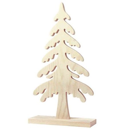 SAPIN EN BOIS 25 X 13 X 5CM