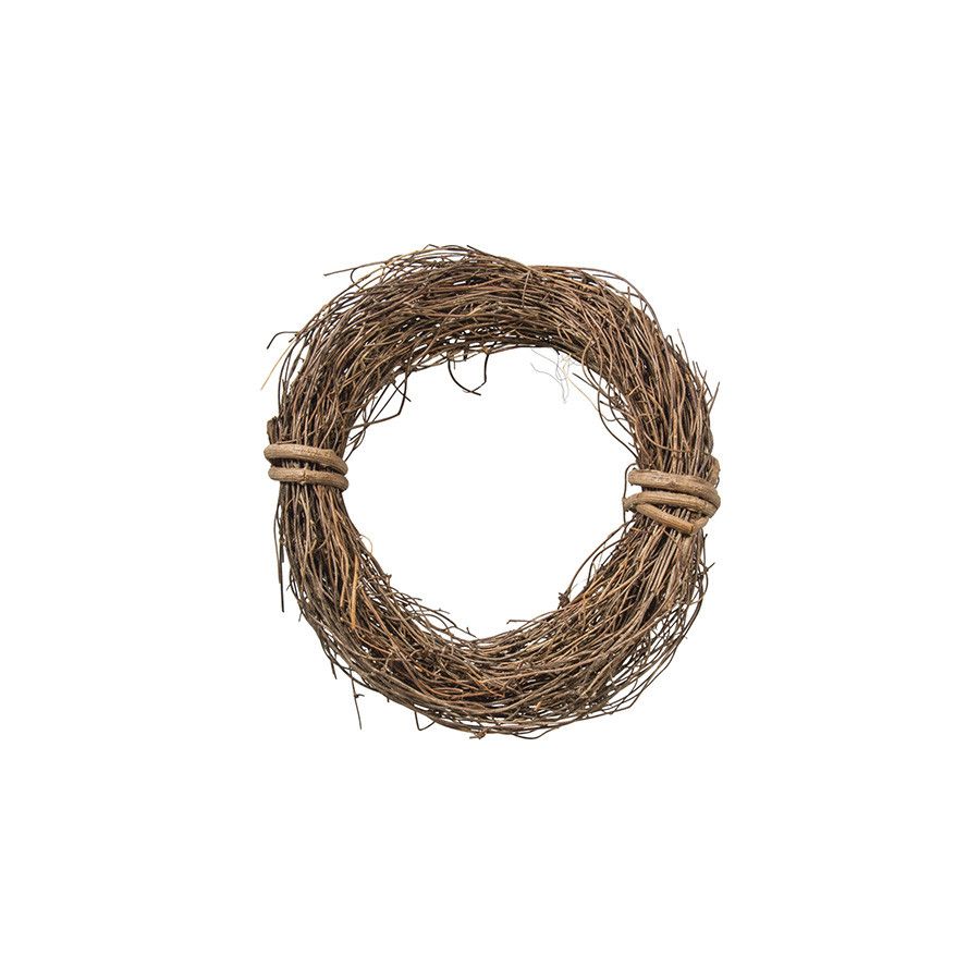 COURONNE DE CLEMATITE NATUREL 15CM IM#3277