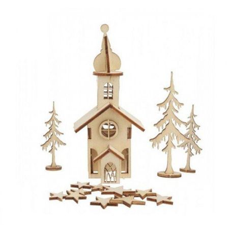 KIT EN BOIS EGLISE DE NOEL