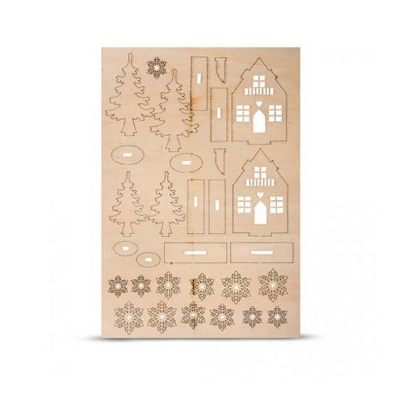 KIT EN BOIS MAISON D'HIVER IM#3294