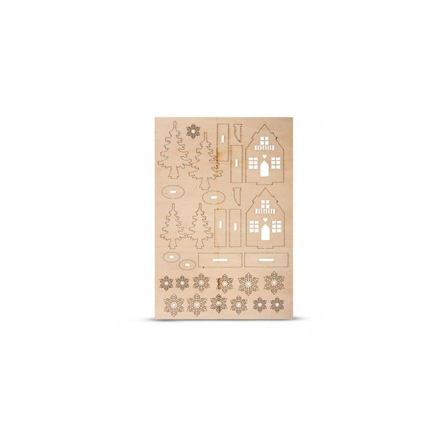 KIT EN BOIS MAISON D'HIVER IM#3294