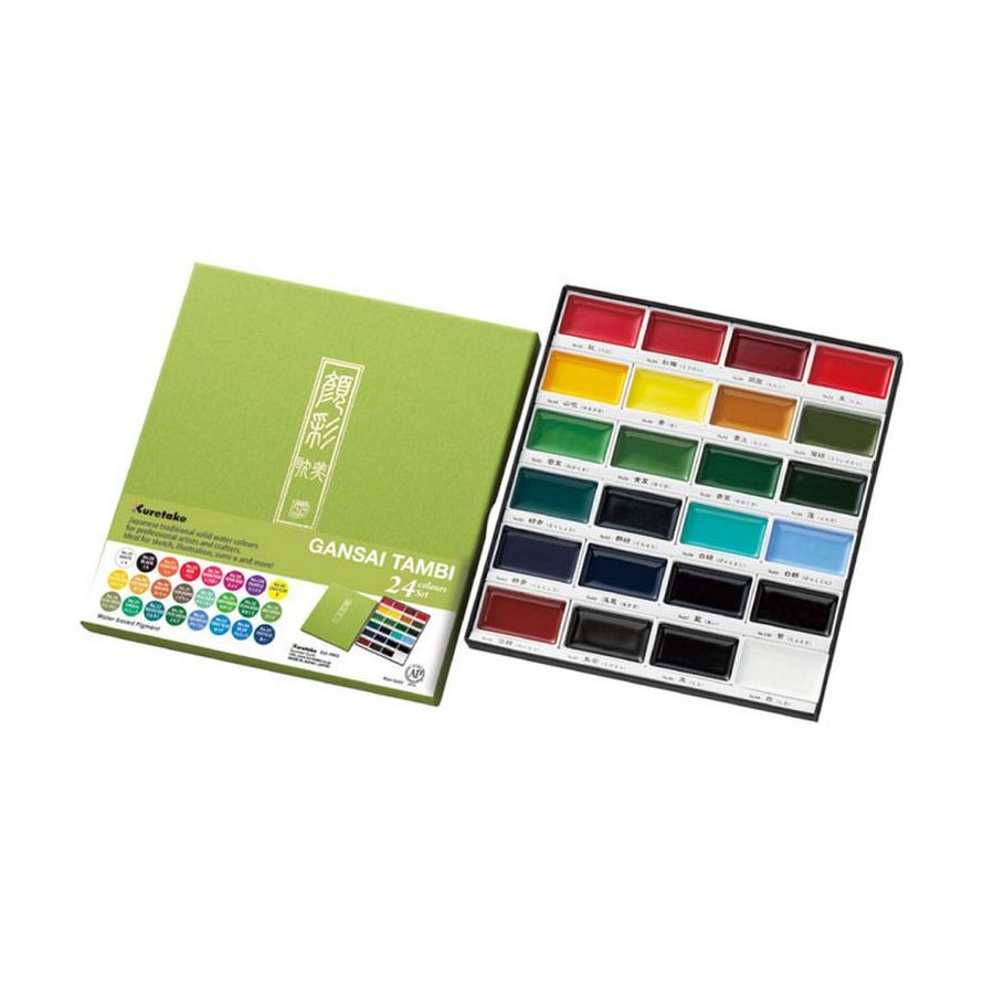 ASSORTIMENT 24 AQUARELLES GANSAI IM#3326