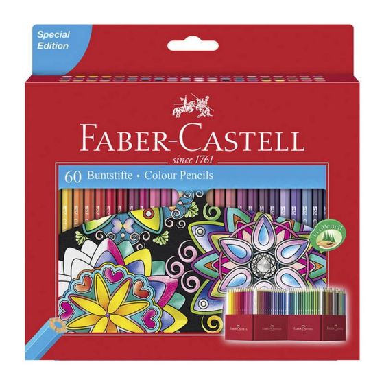 ETUI 60 CRAYONS COULEUR CHATEAU IM#3356