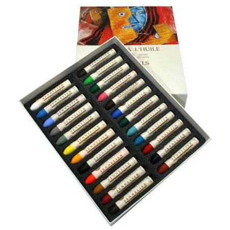 BOITE 24 PASTELS UNIVERSEL HUILE