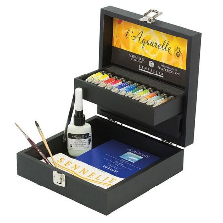 COFFRET NOIR AQUARELLE EXTRA-FINE 11 X10ML