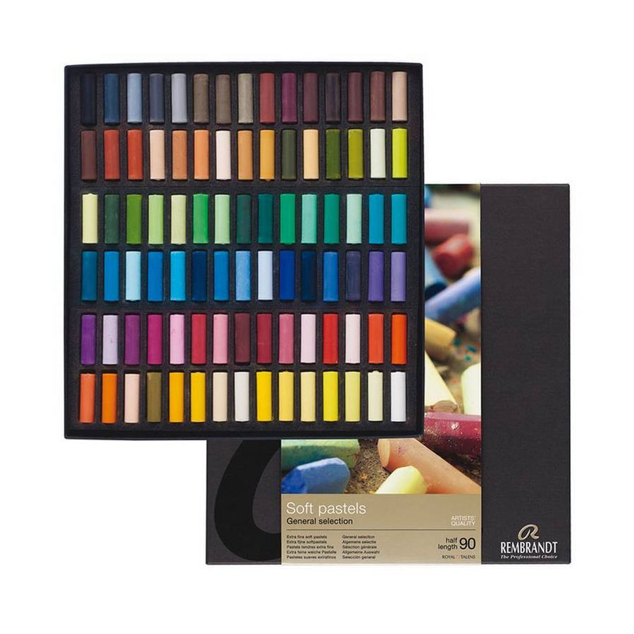 COFFRET 90 DEMI-PASTELS SECS IM#3423