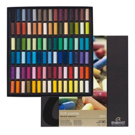 COFFRET 90 DEMI-PASTELS SECS