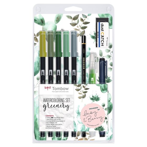 SET TOMBOW FLORAL AQUARELLE IM#3427