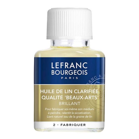 HUILE DE LIN CLARIFIEE LEFRANC BOURGEOIS Dimension:75 MLIM#3459