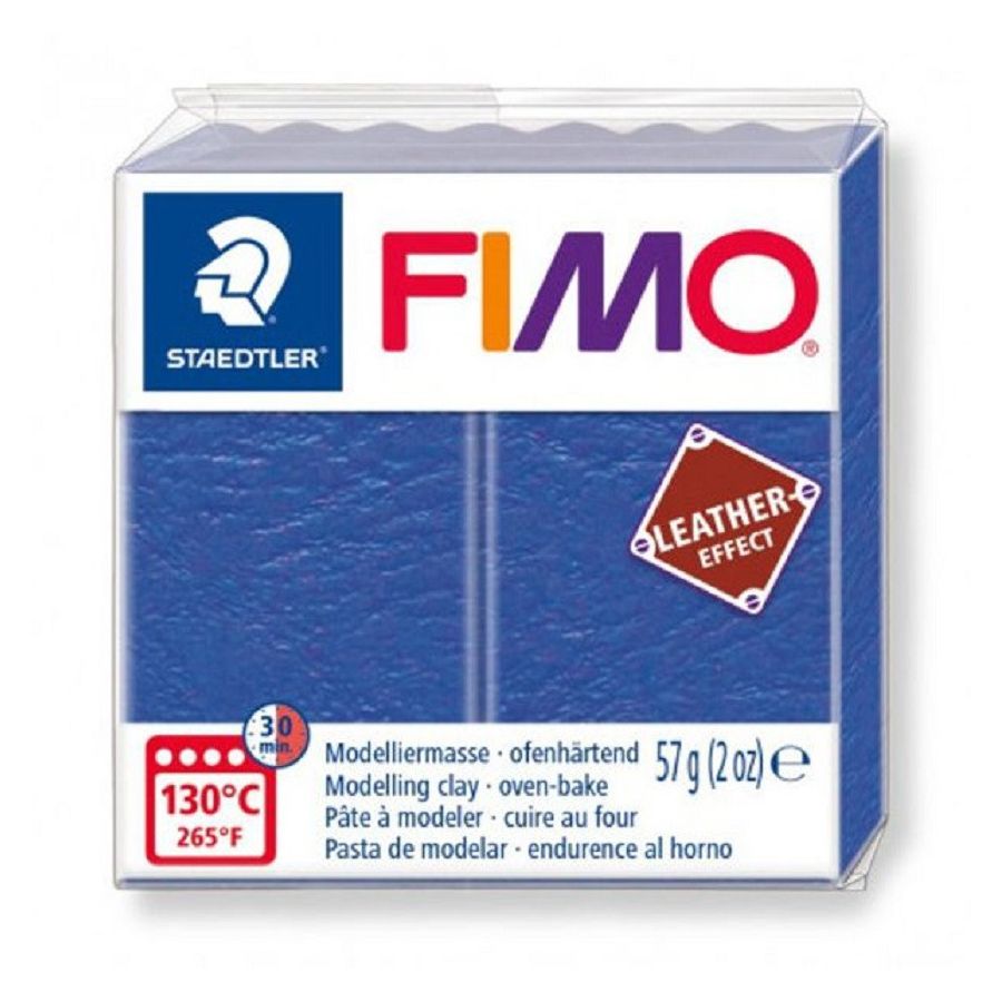 FIMO EFFECT CUIR 57 GRS Couleur:INDIGOIM#4321