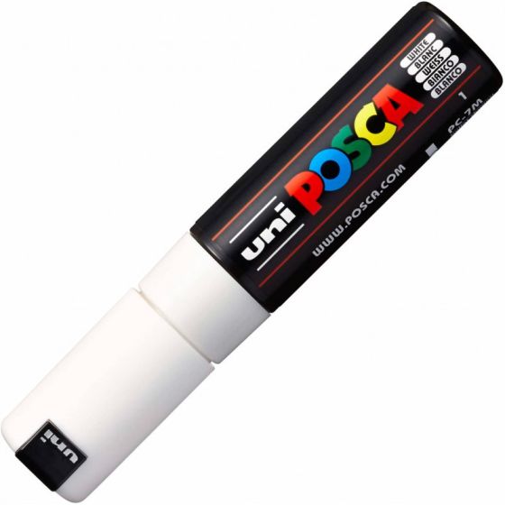 POSCA POINTE LARGE CONIQUE PC7M Couleur:BLANCIM#4617