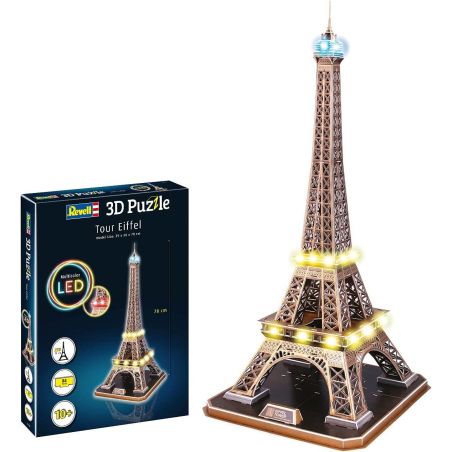 REVELL - PUZZLE 3D - TOUR EIFFEL AVEC LED