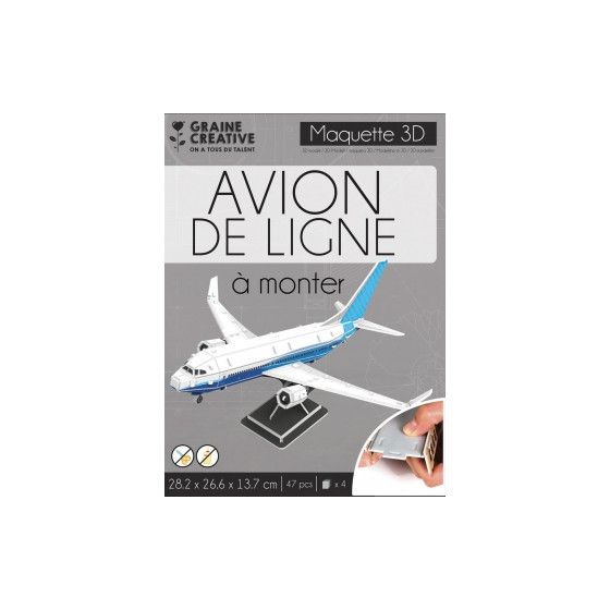 PUZZLE 3D - AVION DE LIGNE