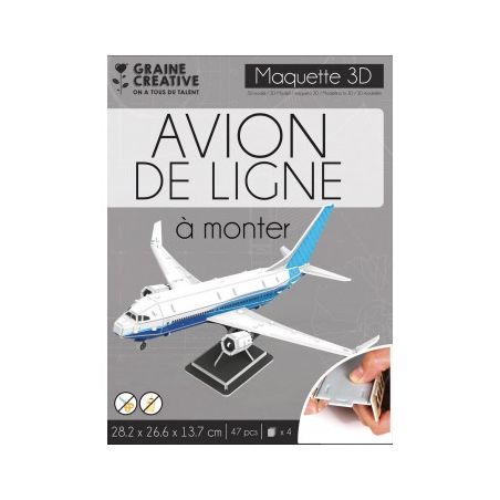 PUZZLE 3D - AVION DE LIGNE