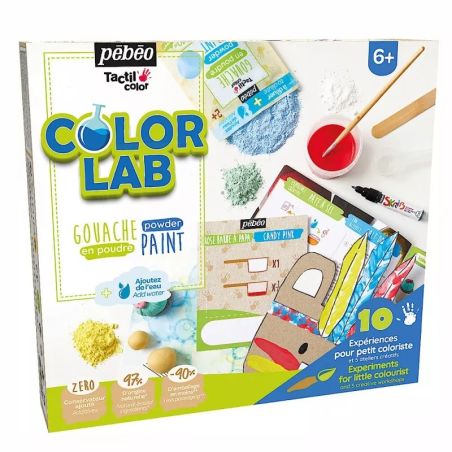 COFFRET COLORLAB "PETIT COLORISTE" GOUACHE EN POUDRE