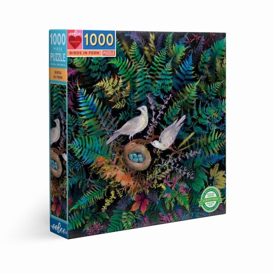 PUZZLE - OISEAUX DANS LA FOUGERE  1000 PIECES IM#5898