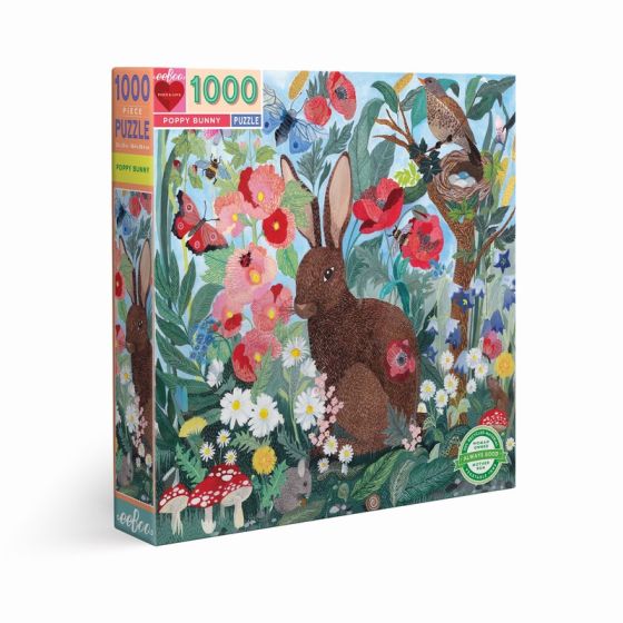 PUZZLE - EEBOO- POPPY BUNNY IM#5912