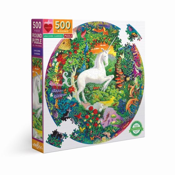 PUZZLE - EEBOO- UNICORN GARDEN IM#5914