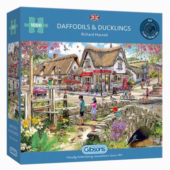 PUZZLE - GIBSONS - DAFFODILS & DUCKLINGS 1000 PIECES IM#5922