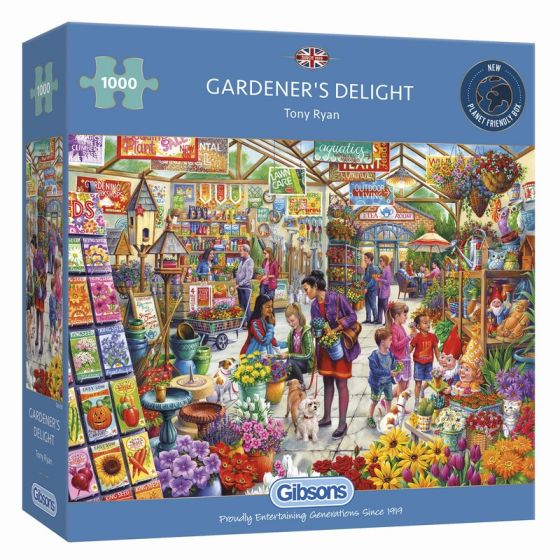 PUZZLE - GIBSONS - GARDENER'S DELIGHT 1000 PIECES IM#5923