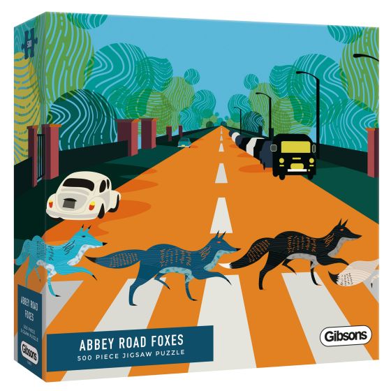 PUZZLE - GIBSONS- ABBEY ROAD FOXES IM#5929