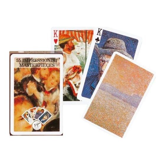 JEU DE 55 CARTES THEMATIQUES - IMPRESSIONIST MASTERPIECES IM#5934