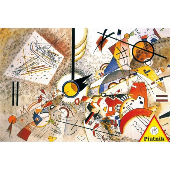 PUZZLE - KANDINSKY - BUSTLING AQUARELLE 1000 PIECES IM#5935