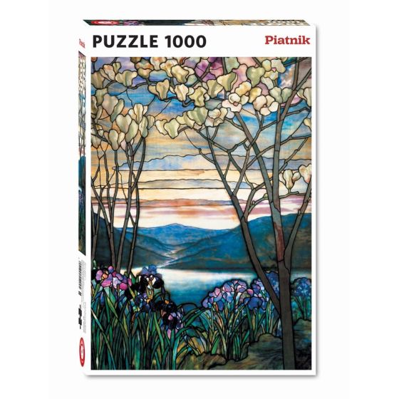 PUZZLE TIFFANY - MAGNOLIAS ET IRIS   1000 PIECES IM#5993