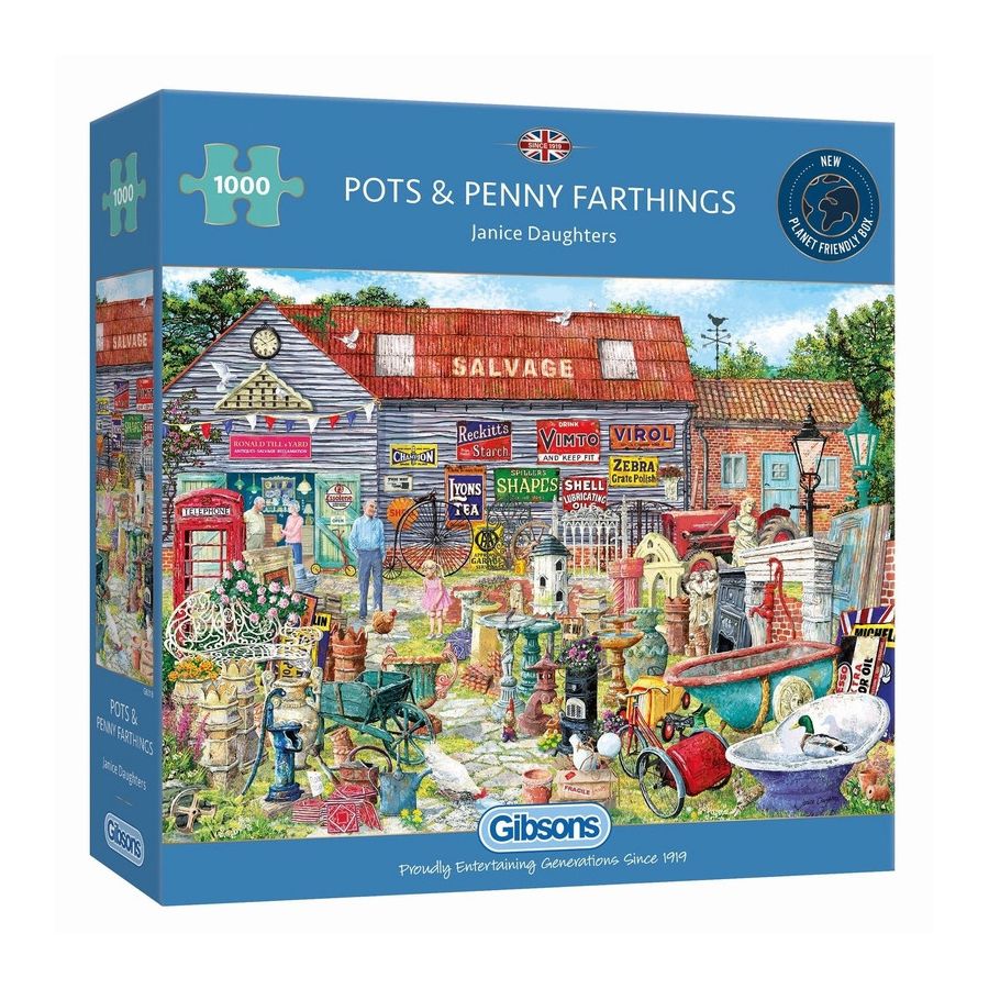 GIBSONS - POTS & PENNY FARTHINGS 1000 PIECES IM#6014