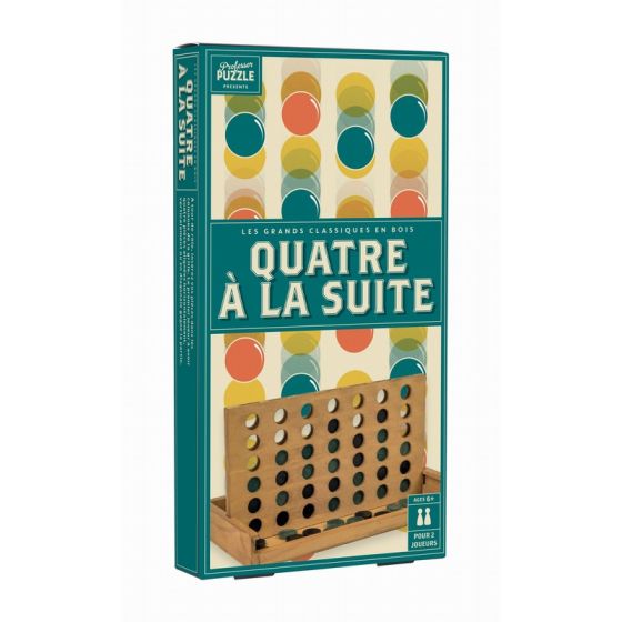 PROFESSOR PUZZLE - QUATRE A LA SUITE BOIS VINTAGE IM#6018