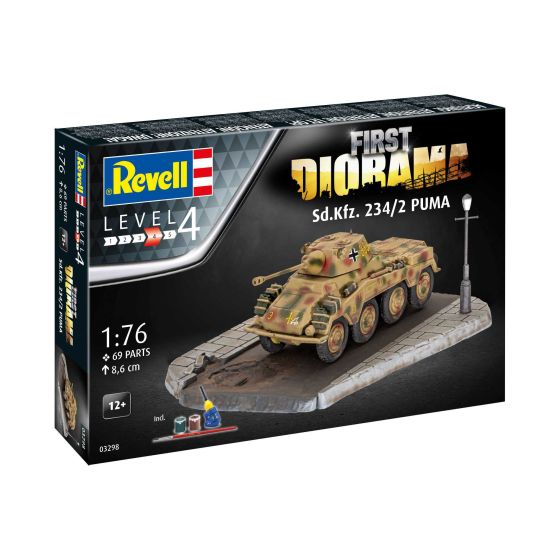 REVELL - MAQUETTE FIRST DIORAMA SD. KFZ. 234/2 PUMA IM#6040