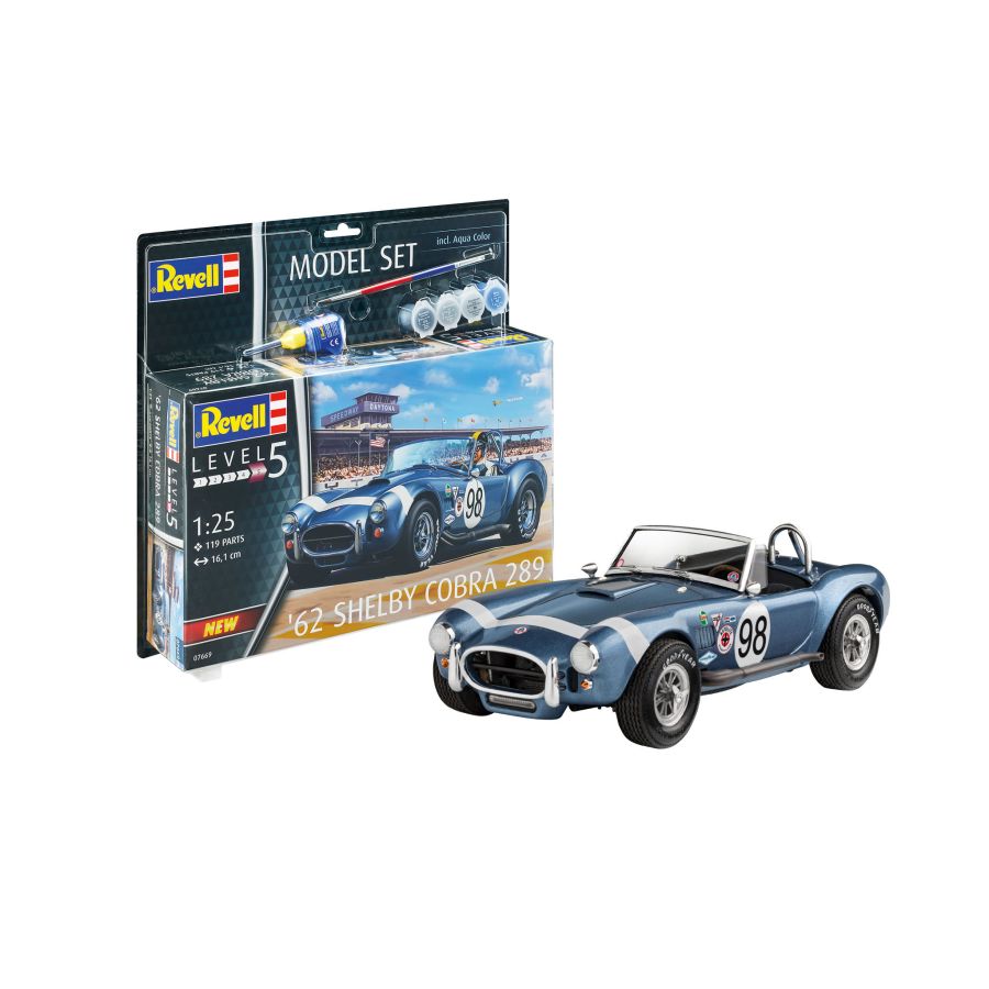 REVELL - MAQUETTE '62 SHELBY COBRA 289 IM#6055