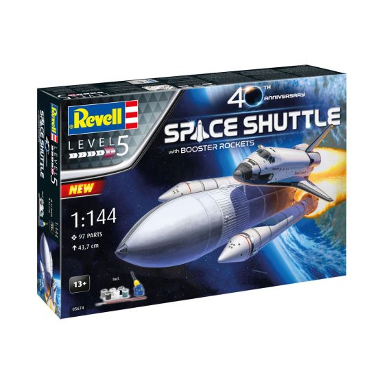 REVELL - MAQUETTE SPACE SHUTTLE WITH BOOSTER ROCKETS IM#6071